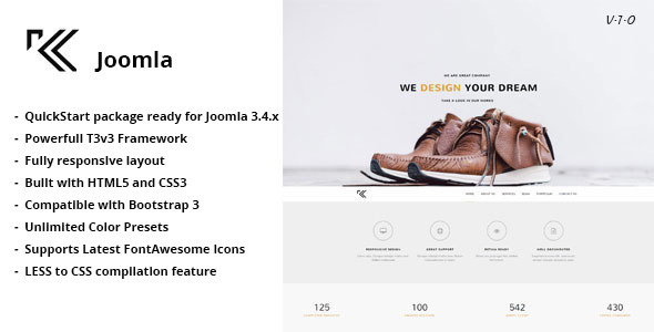 Klass - Portfolio & Photography Joomla Template