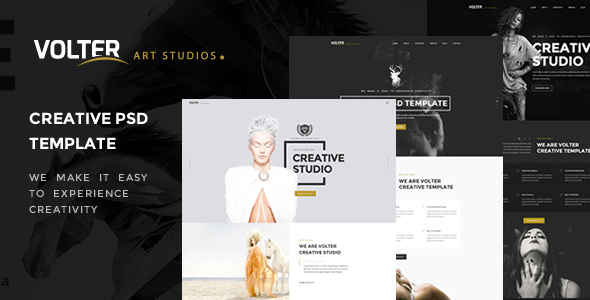 Volter - Creative PSD Template listing image