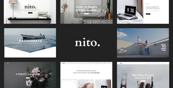 Nito - A Clean & Minimal Multi-purpose PSD Template listing image