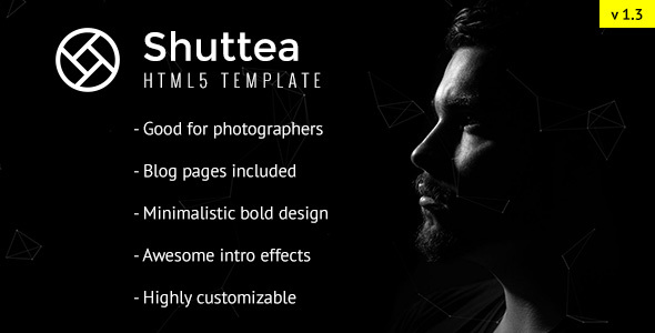 Shuttea - Portfolio/Blog Template for Photographers - HTML Template product preview