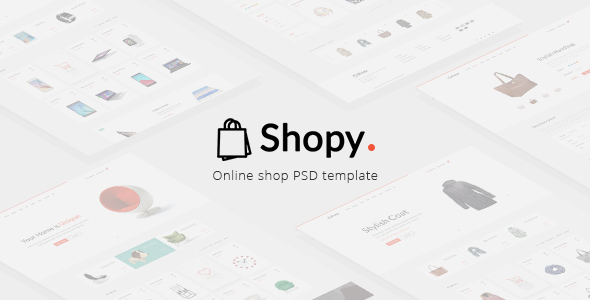 Preview image for Shopy - Online Shop PSD Template