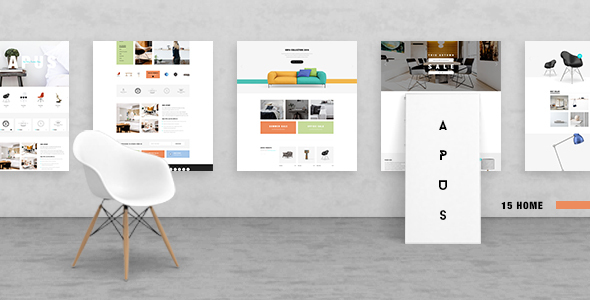 Apus - Multipurpose Funirure Shop,Interior Agency Psd Template listing image