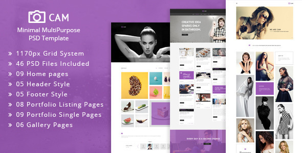 CAM | Minimal MultiPurpose PSD Template