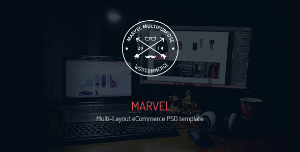 Marvel - Multi-Layout eCommerce PSD Template