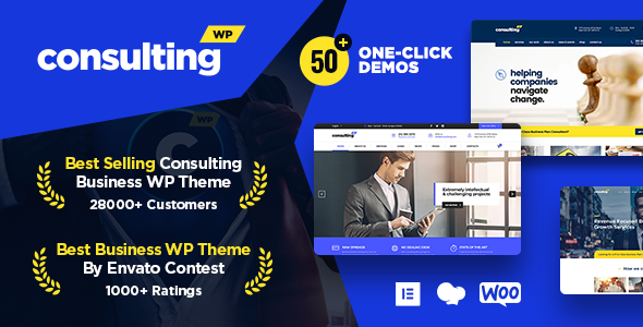 Consulting - Business, Finance WordPress Theme listing image