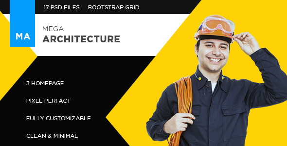 Mega Architecture - PSD Template