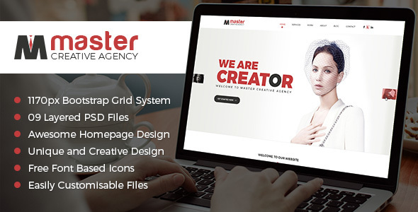 Master Creator | PSD Template