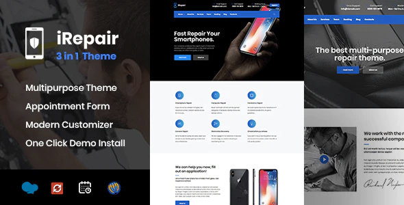 Preview image for iRepair - Car Repair WordPress Theme