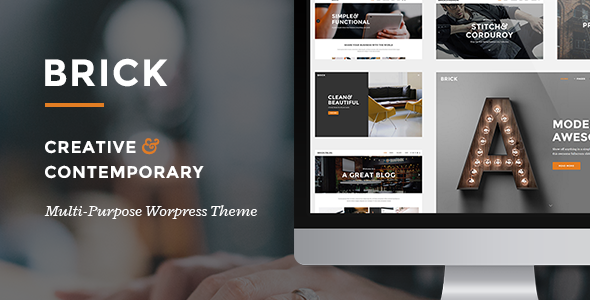 Brick - Digital Agency WordPress Theme