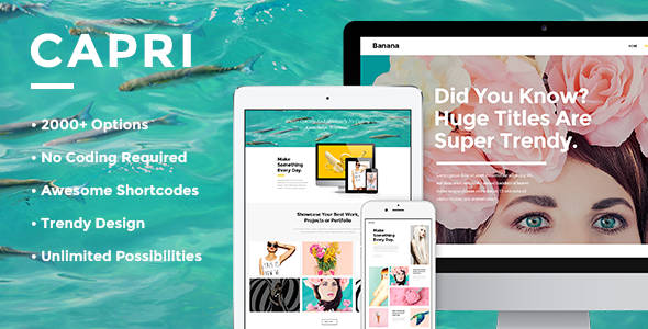 Capri - Creative Portfolio WordPress Theme