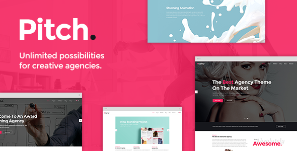 Pitch - Digital Agency & Freelancer WordPress Theme