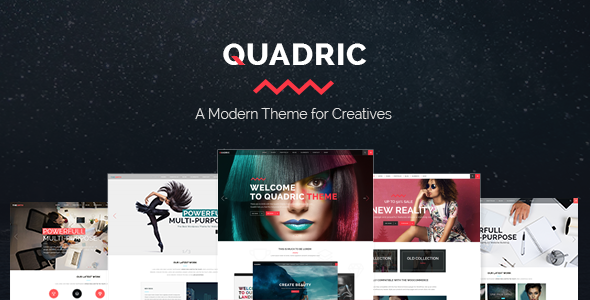 Quadric - Modern Creative Agency WordPress Theme