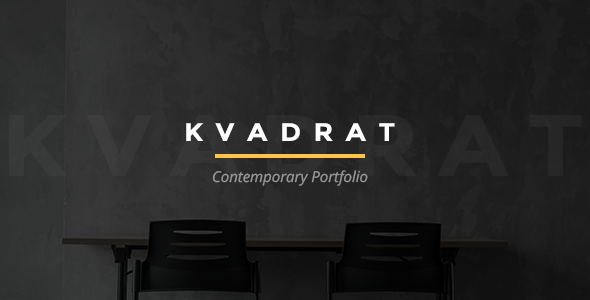 Kvadrat - Contemporary Portfolio WordPress Theme