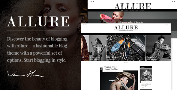Allure - Beauty & Fashion Blog WordPress Theme