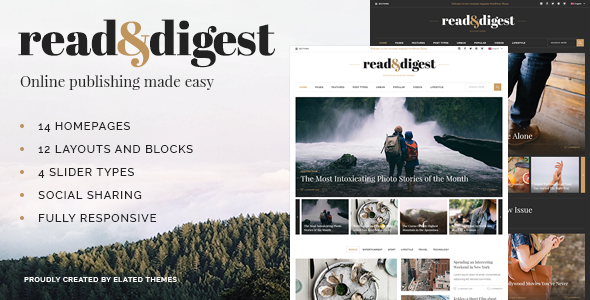Read and Digest - Newspaper WordPress Theme listing image