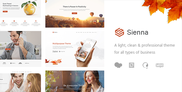 Sienna - Professional Business WordPress Theme
