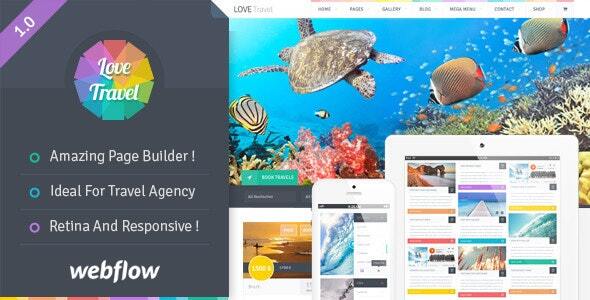 Love Travel - Webflow Template