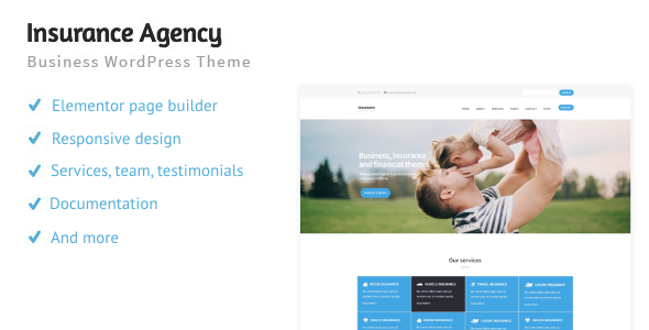 Insurance Agency - Business WP Theme