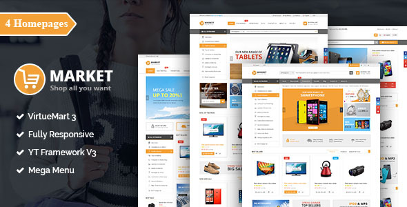 Market - Responsive Multipurpose VirtueMart Theme