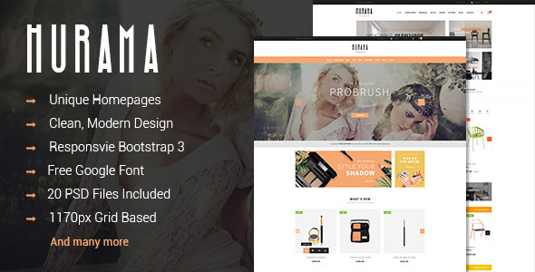 Hurama - Multipurpose eCommerce PSD Theme