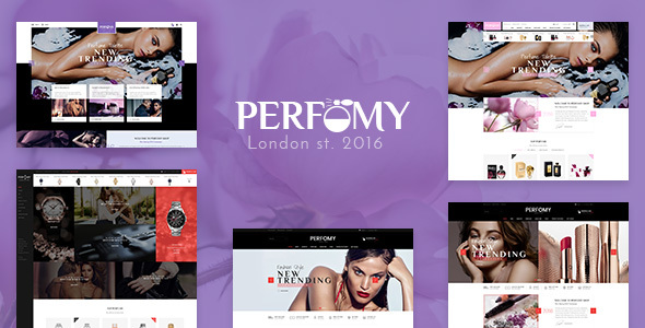 Perfomy -  Perfume / Jewelry / Accessories PSD Template product preview