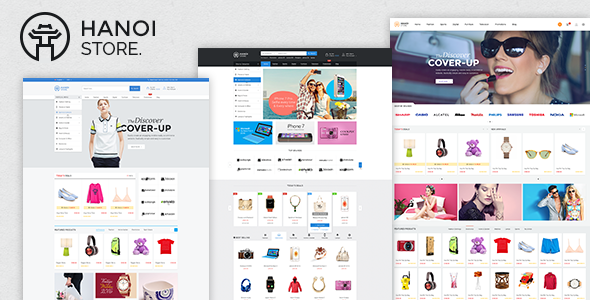 HanoiStore - Supermarket eCommerce PSD Template
