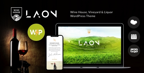 Laon | Wine House, Vineyard & Liquor WordPress Theme + Shop listing image