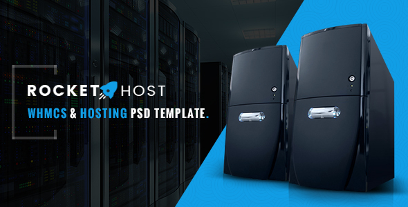 Rocket Host - WHMCS & Hosting PSD Template