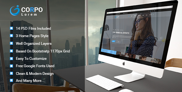 Corpo - The Ultimate Financial / Business Template