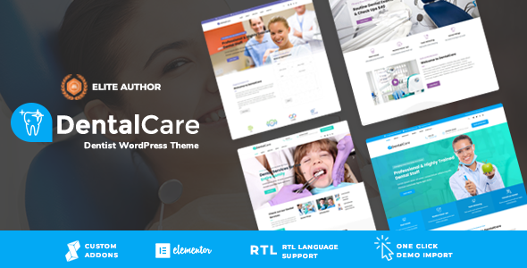 Dental Care - Dentist & Medical WordPress Theme product preview