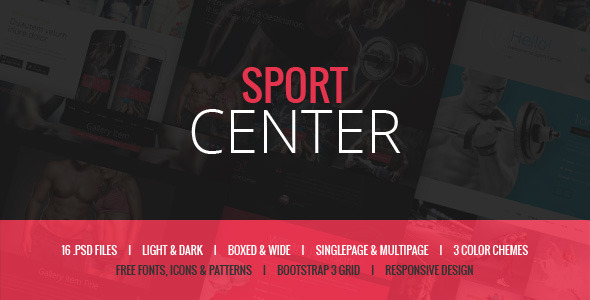 Sport Center - Yoga & Dance template