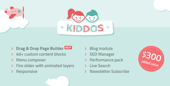 Kiddos Shop - Hand Crafted Kids Store OpenCart Theme