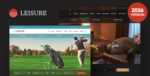 Hotel Leisure WordPress Theme