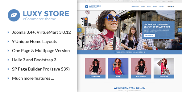 Vina Luxy - Multipurpose VirtueMart Joomla Template