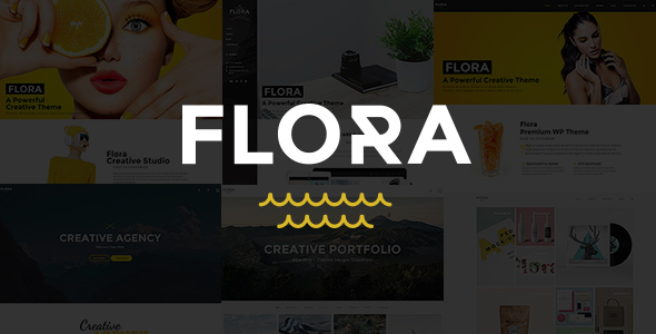 Flora - Responsive Creative WordPress Theme product preview
