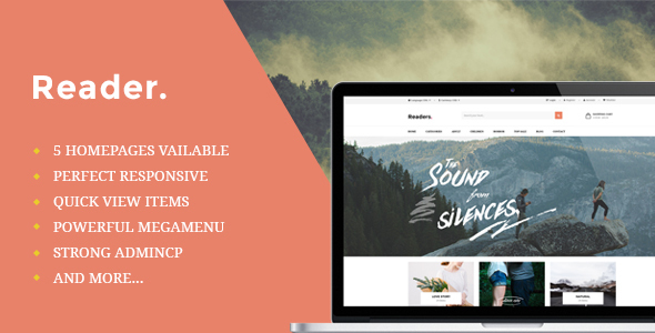 Leo Readers Responsive Prestashop Theme