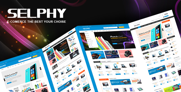 Selphy - Electronics Store eCommerce HTML Template product preview