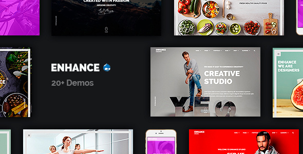 Enhance - Multi-Purpose Onepage & Multipage Drupal Theme product preview