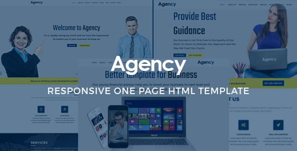 Agency - Onepage Multipurpose Template listing image