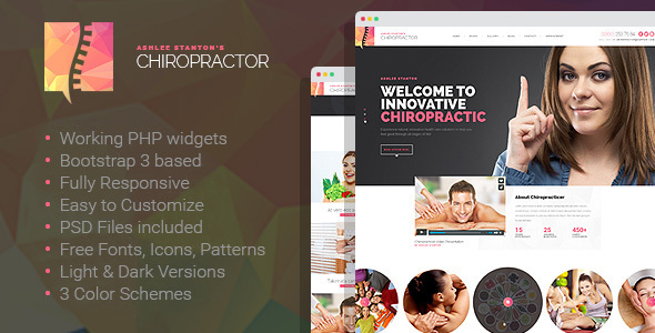 Chiropractor - Therapy and Rehabilitation HTML Template product preview