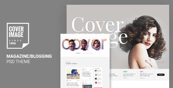 Preview image for Cover Image | Online Magazine PSD Template