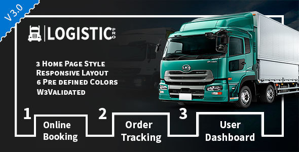 Preview image for Logistic Pro - Transport - Cargo - Online Tracking - Booking & Logistics Services