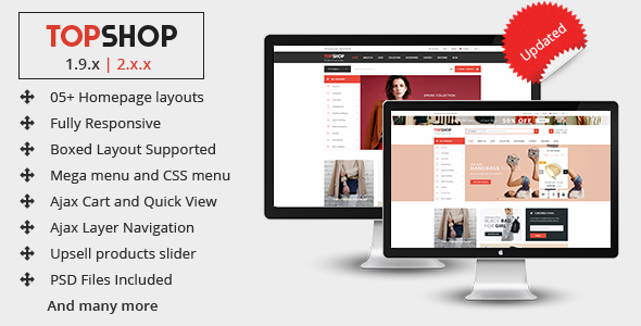 Topshop - Premium Multipurpose Magento 2 and 1.9 Theme product preview