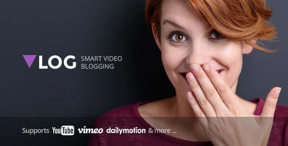 Product preview supplied for Vlog - Video Blog & Podcast WordPress Theme