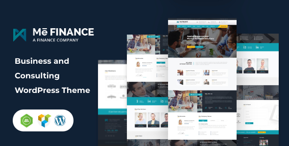 Preview image for Me Finance - Business and Consulting WordPress Theme