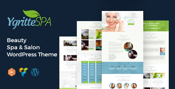 Preview image for Ygritte Spa - Beauty Salon WordPress Theme