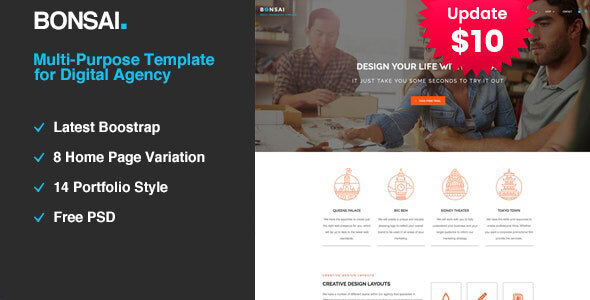 Bonsai | Multi-purpose HTML5 Template for Digital Agency