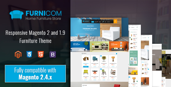 Furnicom - Responsive Magento 2 and 1.9 Furniture Theme