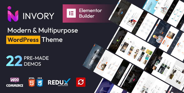 Invory - Multi Concept Services WordPress Theme listing image