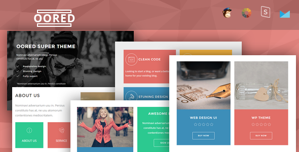 Oored - Multipurpose Responsive Email + StampReady Builder listing image